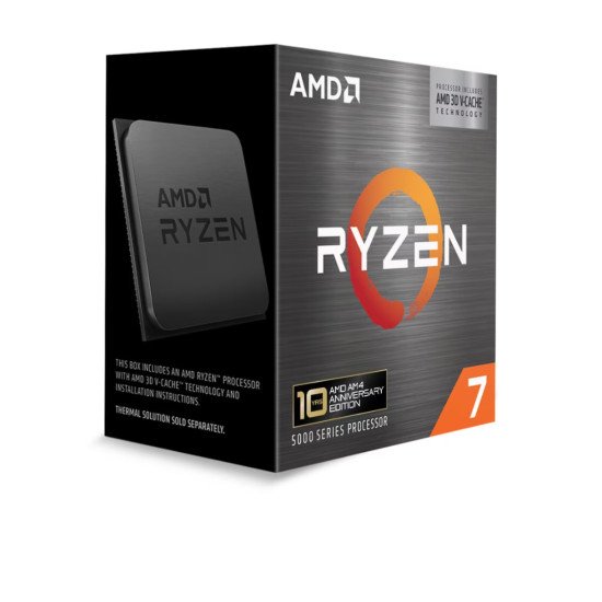 Procesador AMD Ryzen 7 5800X3D, 8 Núcleos, 3.4 Ghz - 4.5 Ghz, Sin Gráficos, Cache 100 Mb, 100-100000651POF