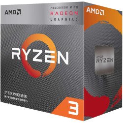 Procesador AMD Ryzen 3 3200G, 4 Núcleos, 3.6 Ghz - 4.0 Ghz, Gráficos Radeon, Cache 6 Mb, YD3200C5FHBOX