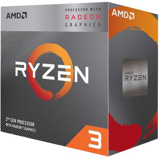 Procesador AMD Ryzen 3 3200G, 4 Núcleos, 3.6 Ghz - 4.0 Ghz, Gráficos Radeon, Cache 6 Mb, YD3200C5FHBOX