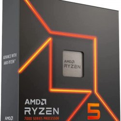 Procesador AMD Ryzen 5 7600X, 6 Núcleos, 4.7 Ghz - 5.3 Ghz, Gráficos Radeon, Cache 38 Mb, 100-100000593WOF