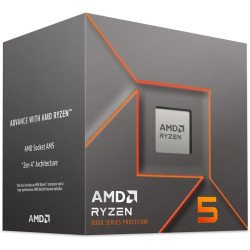 Procesador AMD Ryzen 5 8400F, 6 Núcleos, 4.2 Ghz - 4.7 Ghz, Sin Gráficos, Cache 22 Mb, 100-100001591BOX