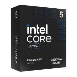 Procesador Intel Core Ultra 5 250K PLUS, IA, 18 Núcleos, 3.3 Ghz - 5.3 Ghz, Gráficos, Cache 60Mb, BX80768250K