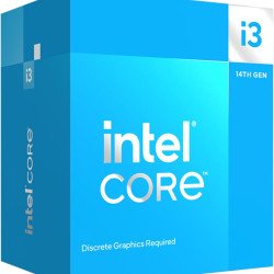 Procesador Intel Core i3 14100F, 4 Núcleos, 3.5 Ghz - 4.7 Ghz, Sin Gráficos, Cache 17Mb, LGA 1700, BX8071514100F
