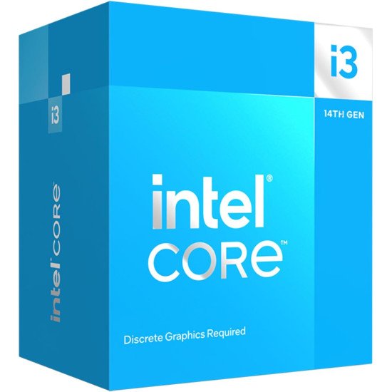 Procesador Intel Core i3 14100F, 4 Núcleos, 3.5 Ghz - 4.7 Ghz, Sin Gráficos, Cache 17Mb, LGA 1700, BX8071514100F Procesador Intel Core i3 14100F, 4 Núcleos, 3.5 Ghz - 4.7 Ghz, Sin Gráficos, Cache 17Mb, LGA 1700, BX8071514100F