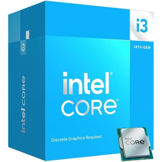 Procesador Intel Core i3 14100F, 4 Núcleos, 3.5 Ghz - 4.7 Ghz, Sin Gráficos, Cache 17Mb, LGA 1700, BX8071514100F Procesador Intel Core i3 14100F, 4 Núcleos, 3.5 Ghz - 4.7 Ghz, Sin Gráficos, Cache 17Mb, LGA 1700, BX8071514100F