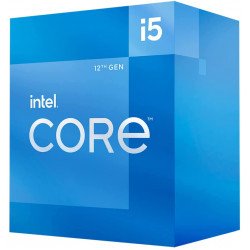 Procesador Intel Core i5 12400, 6 Núcleos, 2.5 Ghz - 4.4 Ghz, Gráficos Intel UHD 730, Cache 18Mb, BX8071512400