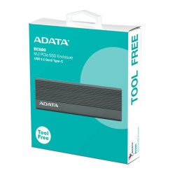 Gabinete Externo para M.2 PCIe NVMe / SATA Adata EC680, USB 3.2