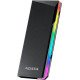 Gabinete Externo para M.2 PCIe NVMe / SATA Adata XPG EC700G RGB, USB 3.2 Gabinete Externo para M.2 PCIe NVMe / SATA Adata XPG EC700G RGB, USB 3.2