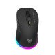 Kit Teclado y Mouse Balam Rush Squad Conquest Pro KG525, Diseño Gamer, RGB, inalámbrico, batería recargable