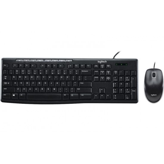 Kit Teclado y Mouse Logitech MK200, USB