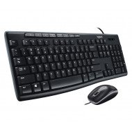 Kit Teclado y Mouse Logitech MK200, USB