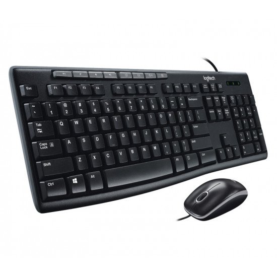 Kit Teclado y Mouse Logitech MK200, USB