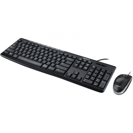 Kit Teclado y Mouse Logitech MK200, USB