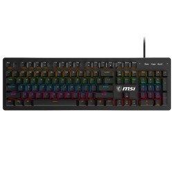 Teclado MSI Forge GK300 Blue ES, Mecánico, Switch Blue, USB