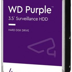 Disco Duro Interno Western Digital Purple DVR, 4Tb, 5400 RPM, Sata 6Gb/s, 256 Mb, WD43PURZ, Nuevo