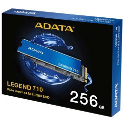 SSD M.2 Adata Legend 710 256Gb, PCIe Gen3, 2400/1800MB/s