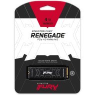 SSD M.2 Kingston Fury Renegade 4Tb, PCIe Gen 4.0, 7300/7000MB/s, SFYRD/4000G