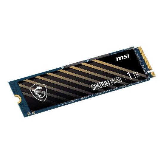 SSD M.2 MSI Spatium M450 1Tb, PCIe Gen4, 3600/3000MB/s