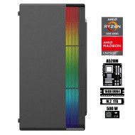 Computadora Escritorio AMD Ryzen 5 5600G + Ram 16Gb + M.2 1Tb + Gabinete RGB