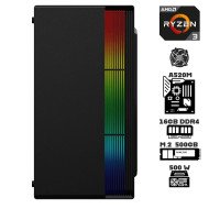 Computadora Escritorio AMD Ryzen 3 5300G + Ram 16Gb + M.2 500Gb + Gabinete RGB
