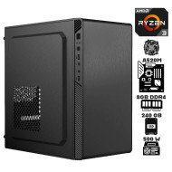 Computadora Escritorio AMD Ryzen 3 5300G + Ram 8Gb + SSD 240Gb + Gabinete 500 Watts