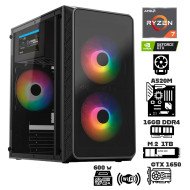 Computadora Escritorio AMD Ryzen 7 5700X + Geforce GTX 1650 + Ram 16Gb + M.2 1Tb + WI-FI