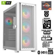 Computadora Escritorio AMD Ryzen 7 5700X + Geforce RTX 3060 + Ram 16Gb + M.2 1Tb + WI-FI & Bluetooth