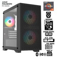 Computadora Escritorio AMD Ryzen 7 5700X + Radeon RX 6600 + Ram 16Gb + M.2 1Tb + WI-FI & Bluetooth