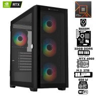 Computadora Escritorio AMD Ryzen 5 7600 + Ram 32Gb DDR5 + M.2 1Tb + RTX 4060 + Wi-Fi