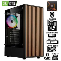 Computadora Escritorio AMD Ryzen 9 7900 + Ram 32Gb DDR5 + M.2 1Tb + Radeon RTX 5060 +  Wi-Fi Bluetooth