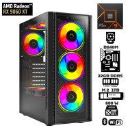 Computadora Escritorio AMD Ryzen 9 7900 + Ram 32Gb DDR5 + M.2 1Tb + Radeon RX 9060 XT  +  Wi-Fi Bluetooth