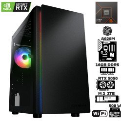 Computadora Escritorio AMD Ryzen 5 8400F + Ram 16Gb DDR5 + M.2 1Tb + Geforce RTX 5050 + Wi-Fi