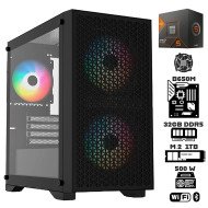 Computadora Escritorio AMD Ryzen 5 8600G + Radeon 760M + Ram 32Gb DDR5 + M.2 1Tb + Wi-Fi Bluetooth