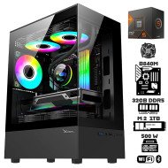 Computadora Escritorio AMD Ryzen 5 8600G + Radeon 760M + Ram 32Gb DDR5 + M.2 1Tb + Wi-Fi Bluetooth