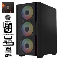 Computadora Escritorio AMD Ryzen 7 8700G + Radeon 780M + Ram 16Gb DDR5 + M.2 1Tb + Wi-Fi