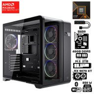 Computadora Escritorio AMD Ryzen 9 9900X + Ram 48Gb DDR5 + M.2 2Tb + Radeon RX 9070 XT + Wi-Fi 7 Bluetooth