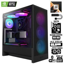 Computadora Escritorio AMD Ryzen 9 9950X3D + Ram 64Gb DDR5 + M.2 2Tb + Geforce RTX 5080 + Wi-Fi Bluetooth