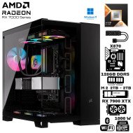 Computadora Escritorio AMD Ryzen 9 9950X3D + Ram 128Gb DDR5 + M.2 4Tb + Radeon RX 7900 XTX 24Gb + Wi-Fi Bluetooth