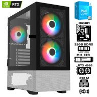 Computadora Escritorio Intel Core i3 14100F + Ram 32Gb DDR5 + M.2 1Tb + Geforce RTX 4060 + Wi-Fi