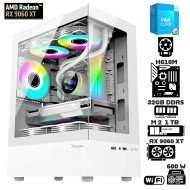 Computadora Escritorio Intel Core i3 14100F + Ram 32Gb DDR5 + M.2 1Tb + Radeon RX 9060 XT + Wi-Fi