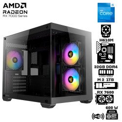 Computadora Escritorio Intel Core i5 13400F + Ram 32Gb + M.2 1Tb + Radeon RX 7600 + Wi-Fi