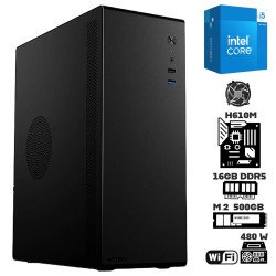 Computadora Escritorio Intel Core i5 14400 + Ram 16Gb DDR5 + M.2 500Gb + Wi-Fi