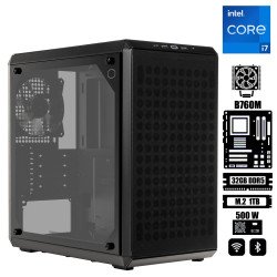 Computadora Escritorio Intel Core i7 12700 + Ram 32Gb DDR5 + M.2 1Tb + Wi-Fi & Bluetooth + Gabinete Black