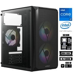 Computadora Escritorio Intel Core i7 12700 + Memoria Ram 16Gb + M.2 500Gb + Wi-Fi