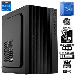 Computadora Escritorio Intel Core i7 12700 + Ram 16Gb DDR4 + M.2 500Gb + Wi-Fi