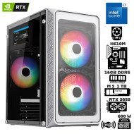 Computadora Escritorio Intel Core i7 14700F + Ram 16Gb DDR5 + M.2 1Tb + Geforce RTX 3050 + WI-FI