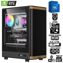 Computadora Escritorio Intel Core i7 14700F + Ram 32Gb DDR5 + M.2 2Tb + RTX 5070 + WI-FI Bluetooth