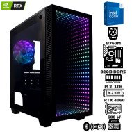 Computadora Escritorio Intel Core i7 14700KF + Ram 32Gb DDR5 + M.2 1Tb + RTX 4060 + Wi-Fi 6E & Bluetooth + Gabinete con Fuente Certificada