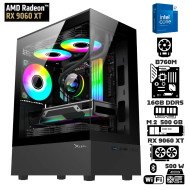 Computadora Escritorio Intel Core i7 14700KF + Ram 16Gb DDR5 + M.2 500Gb + RX 9060 XT + Wi-Fi Bluetooth