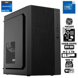 Computadora Escritorio Intel Core i7 14700 + Ram 16Gb DDR5 + M.2 1Tb + Wi-Fi